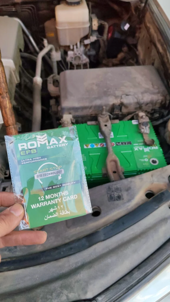 تبديل بطارية السيارة